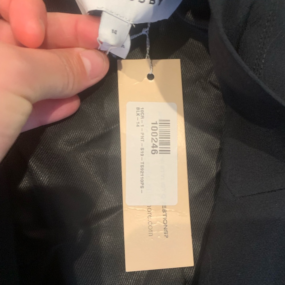 NWT Derek Lam Crosby black blazer white buttons - Picture 4 of 7
